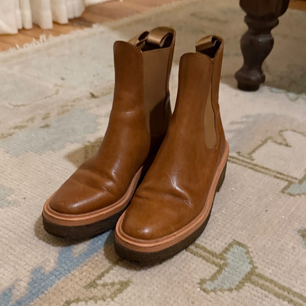 Loeffler Randall Brown Leather Chelsea Boots